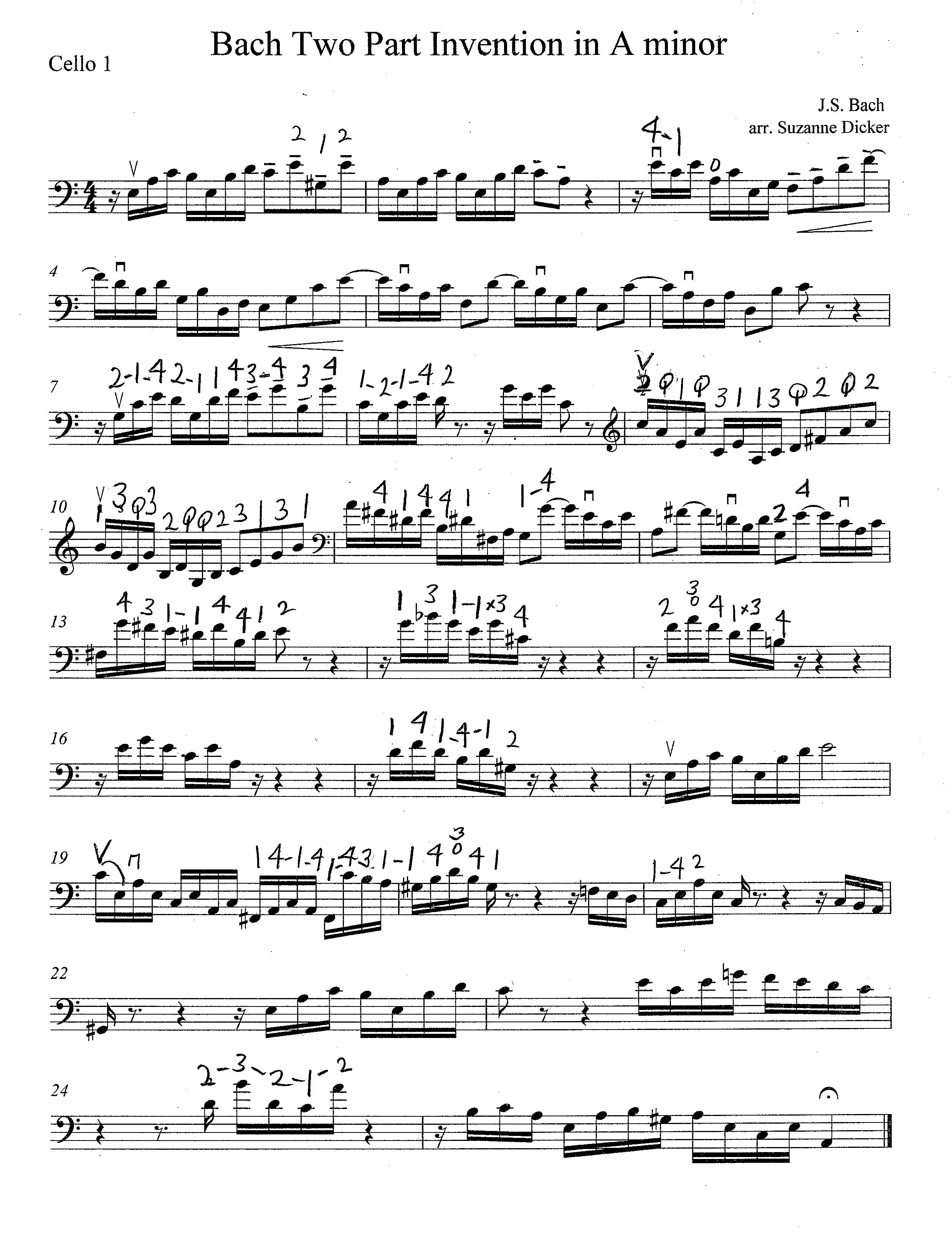 Free Cello Ensemble Music